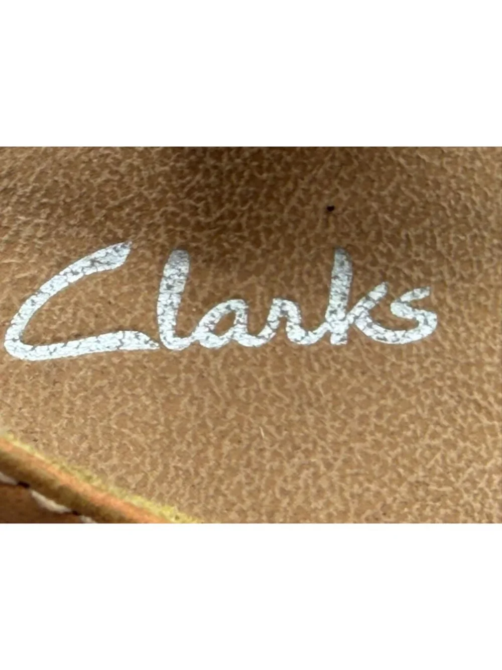 Clarks Rose Limo Wedge Sandals Women Size 7.5M Brown Beige Low Heel Shoes